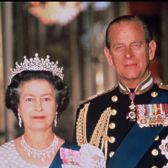 La reine Elizabeth et le prince Philip en 1987.