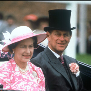 La reine Elizabeth et le prince Philip en 1984.