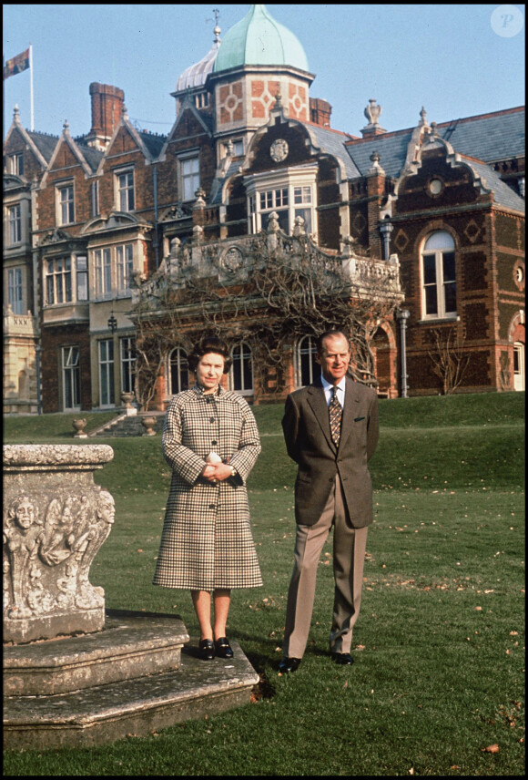 La reine Elizabeth et le prince Philip à Sandringham, en 1982.