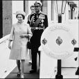 La reine Elizabeth et le prince Philip à bord du Britannia.