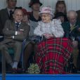 La reine Elisabeth II d'Angleterre, le prince Philip, duc d'Edimbourg - La famille royale d'Angleterre assiste aux jeux de Braemar en Ecosse le 2 septembre 2017.