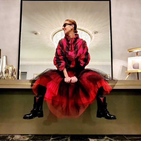Céline Dion prend la pose sur Instagram, le 15 janvier 2020.