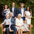 Photo de famille pour les 70 ans du prince Charles, prince de Galles, dans le jardin de Clarence House à Londres, Royaume Uni, le 14 novembre 2018.