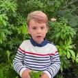 Prince Louis - David Attenborough répond aux questions de fans célèbres, dont le prince George, la princesse Charlotte et le prince Louis, au Royaume Uni, le 3 octobre 2020.