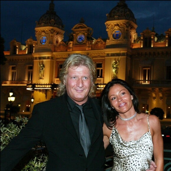 Exclusif- Patrick Sébastien et Nathalie Sébastien à la soirée pour les 60 ans d'Yves Piaget à Monaco. 