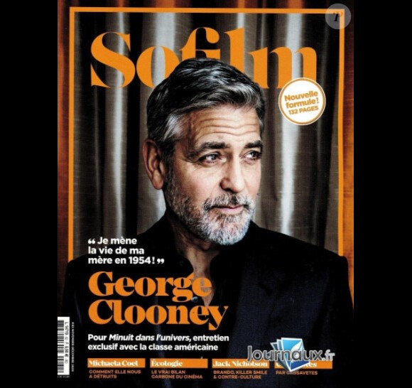 Retrouvez l'interview de George Clooney dans le magazine So Film, n° 82 du 20 novembre 2020.