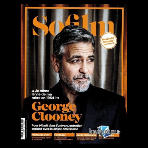 Retrouvez l'interview de George Clooney dans le magazine So Film, n° 82 du 20 novembre 2020.