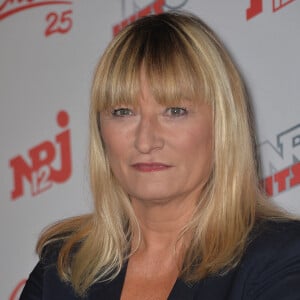 Christine Bravo - Conférence de presse de la grille de rentrée 2015/2016 des chaînes NRJ12, NRJ Hits et Chérie 25 à la Cour du Marais à Paris, le 27 août 2015.