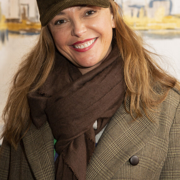 Exclusif - Sandrine Quétier - Exposition de Caroline Faindt à la Villa Violet sur 3 jours dont 2 reservés aux femmes, avec dégustation de thés, de préparation cullinaires par le chef F. Gagnaire, massages, Paris le 8 mars 2020. © Jack Tribeca/Bestimage 