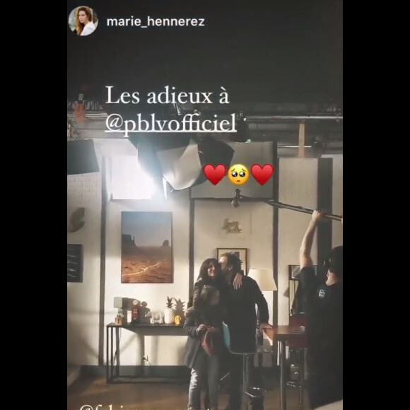 Fabienne Carat émue sur le plateau de "Plus belle la vie" pour son avant-dernier jour de tournage, le 25 novembre 2020