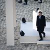 Emmanuel Macron ( président de la Republique ) lors de l'hommage national rendu à Daniel Cordier aux Invalides à Paris le 26 novembre 2020. © Federico Pestallini / Panoramic / Bestimage