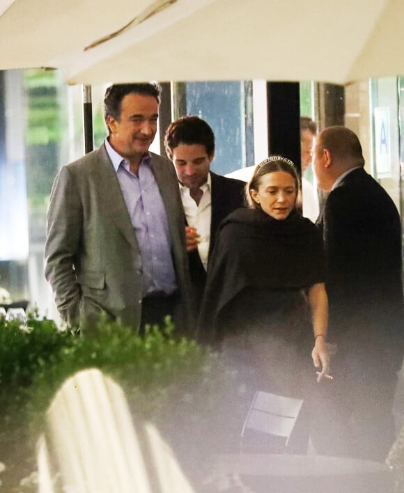 Exclusif - Olivier Sarkozy - Les soeurs Mary-Kate et Ashley Olsen fêtent leur anniversaire (33 ans) à New York.