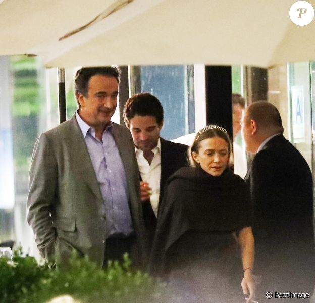 Exclusif - Olivier Sarkozy - Les soeurs Mary-Kate et Ashley Olsen fêtent leur anniversaire (33 ans) à New York.