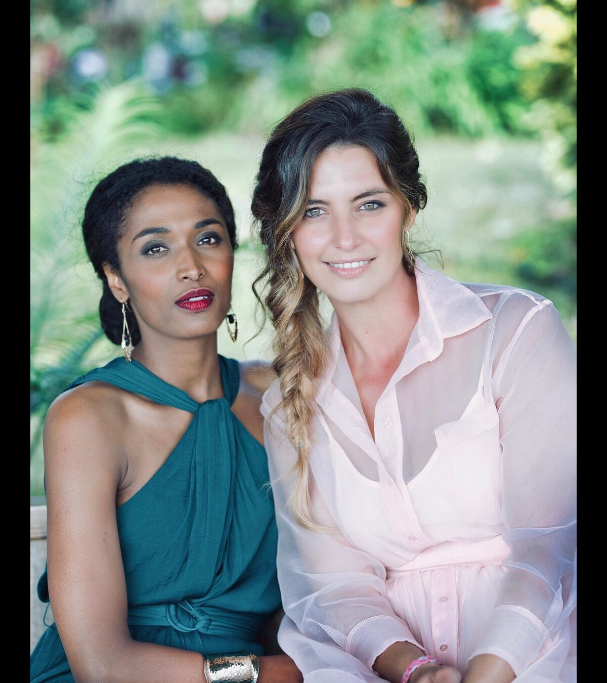 Photo : Laëtitia Milot et Sara Martins sur Instagram, avril 2020. -  Purepeople