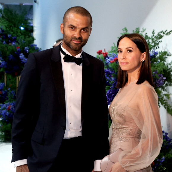 Tony Parker et sa femme Axelle - Arrivées des people au 71 ème gala de la Croix-Rouge Monégasque à Monaco le 26 juillet 2019. © Dominique Jacovides/Bestimage 