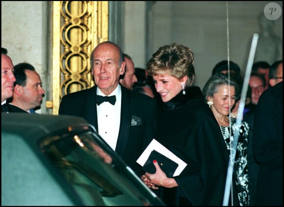 Lady Di et Valery Giscard d'Estaing