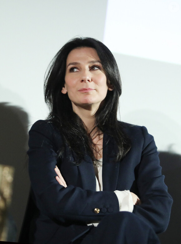 Marie Drucker lors de la conférence de presse 'La semaine du cinéma positif' au cinéma Publicis de Paris le 16 Avril 2019. © Denis Guignebourg / Bestimage 