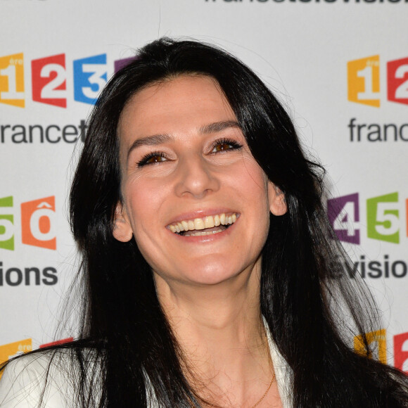 Marie Drucker lors du photocall de la présentation de la nouvelle dynamique 2017-2018 de France Télévisions. Paris, le 5 juillet 2017. © Guirec Coadic/Bestimage 