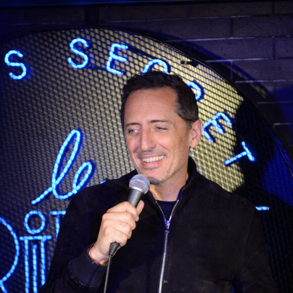 Exclusif - Gad Elmaleh lors de la soirée de lancement du Fridge, le nouveau comedy club de Kev Adams à Paris le 24 septembre 2020. © Rachid Bellak / Bestimage