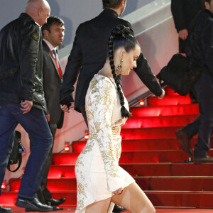 Katy Perry assiste à la 15e édition des NRJ Music Awards à Cannes. Le 14 décembre 2013.