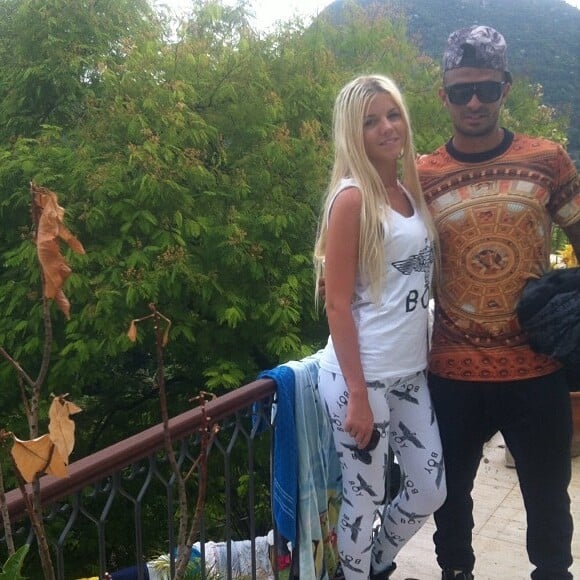 Jessica Thivenin avec Julien Tanti, photo prise en mars 2014, Instagram