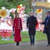 Le prince William et Catherine Kate Middleton rencontrent des étudiants au chateau de Cardiff pour évoquer leur ressenti sur le confinement le 8 décembre 2020.