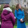 Le prince William, duc de Cambridge, et Catherine (Kate) Middleton, duchesse de Cambridge, rencontrent le personnel et les élèves lors d'une visite à la Holy Trinity Church of England First School à Berwick upon Tweed le deuxième jour d'une tournée de trois jours à travers le pays. Le 7 décembre 2020.