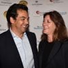 Exclusif - Patrick Cohen et sa femme Alexandra - Dîner de gala caritatif pour l'association Autistes Sans Frontières à l'hôtel Marcel Dassault à Paris, France. © Rachid Bellak/Bestimage