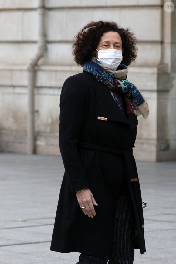 Emmanuelle Wargon, Ministre déléguée chargée du Logement - Arrivées à l'hommage à Valéry Giscard d'Estaing lors de la journée de deuil national en son honneur au Musée d'Orsay à Paris. Le 9 décembre 2020 © Stéphane Lemouton / Bestimage