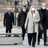 Marine Le Pen et Thierry Légier, son garde du corps - Arrivées à l'hommage à Valéry Giscard d'Estaing lors de la journée de deuil national en son honneur au Musée d'Orsay à Paris. Le 9 décembre 2020 © Stéphane Lemouton / Bestimage