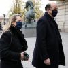 Louis Giscard d'Estaing et sa femme Claire - Arrivées à l'hommage à Valéry Giscard d'Estaing lors de la journée de deuil national en son honneur au Musée d'Orsay à Paris. © Stéphane Lemouton / Bestimage