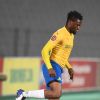Le footballeur sud-africain Motjeka Madisha lors du match Mamelodi Sundowns - Golden Arrows le 24 août 2020.