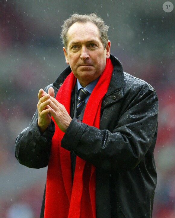 Gérard Houllier, manager du club de Liverpool en 2003.