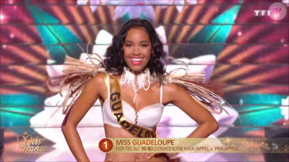 Miss Guadeloupe : Clémence Botino - Élection de Miss France 2020 sur TF1, le 14 décembre 2019.