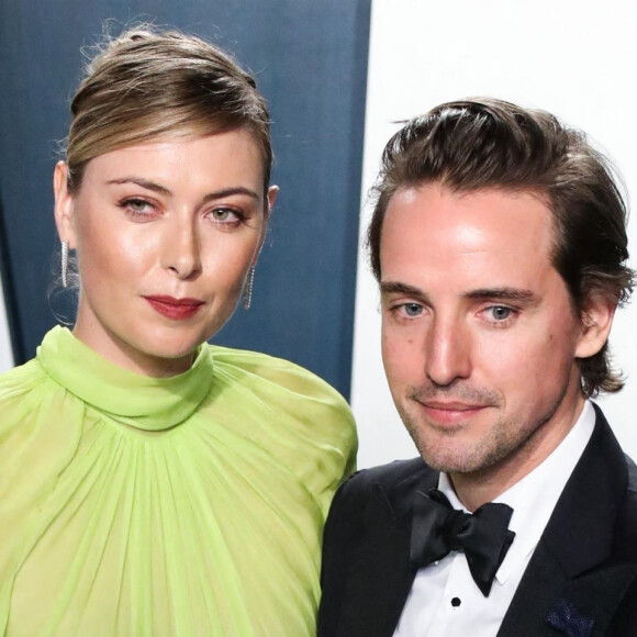 Maria Sharapova, son compagnon Alexander Gilkes - People à la soirée "Vanity Fair Oscar Party" après la 92ème cérémonie des Oscars au Wallis Annenberg Center for the Performing Arts à Los Angeles