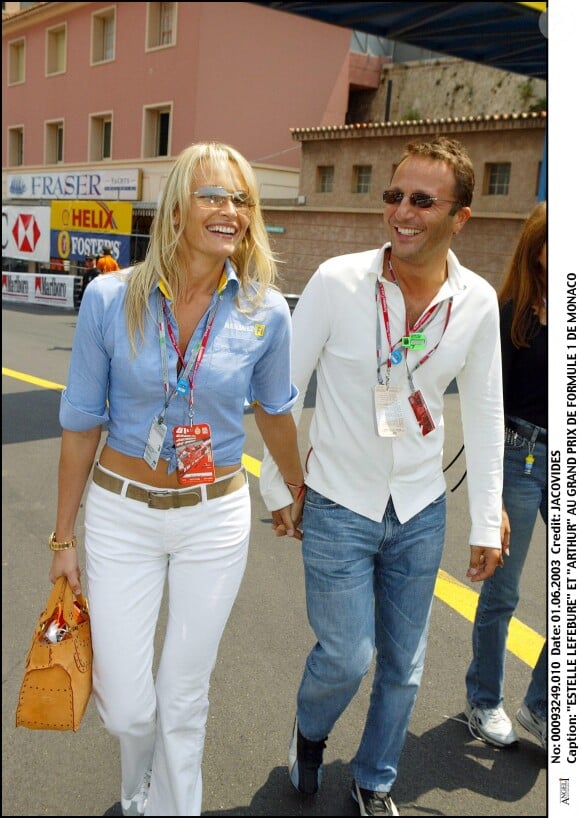 Estelle Lefébure et Arthur au Grand Prix de Formule 1 de Monaco. 