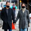 Exclusif - Katie Holmes et son compagnon Emilio Vitolo Jr. sont allés au musée en amoureux à New York, décembre 2020