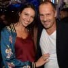 Exclusif - Delphine Wespiser (Miss France 2012) et son compagnon Roger Erhart - 1er anniversaire de la collaboration entre l'artiste contemporain R.Orlinski avec le parc Disneyland Paris, au Disney Store, à Paris, France. © Rachid Bellak/Bestimage