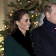 Catherine Kate Middleton, duchesse de Cambridge, le prince William, duc de Cambridge - La famille royale se réunit devant le chateau de Windsor pour remercier les membres de l'Armée du Salut et tous les bénévoles qui apportent leur soutien pendant l'épidémie de coronavirus (COVID-19) et à Noël le 8 décembre 2020.