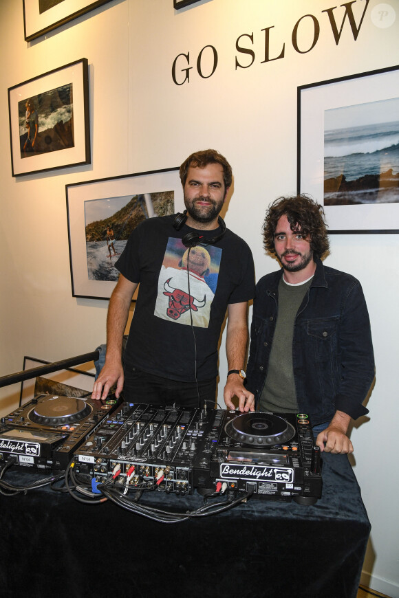 Quentin Margot et Éric Metzger - Cocktail d'inauguration du premier Pop-up store Mackeene (du 1er au 30njuin 2018) à Paris, France, le 14 juin 2018. © Pierre Perusseau/Bestimage 