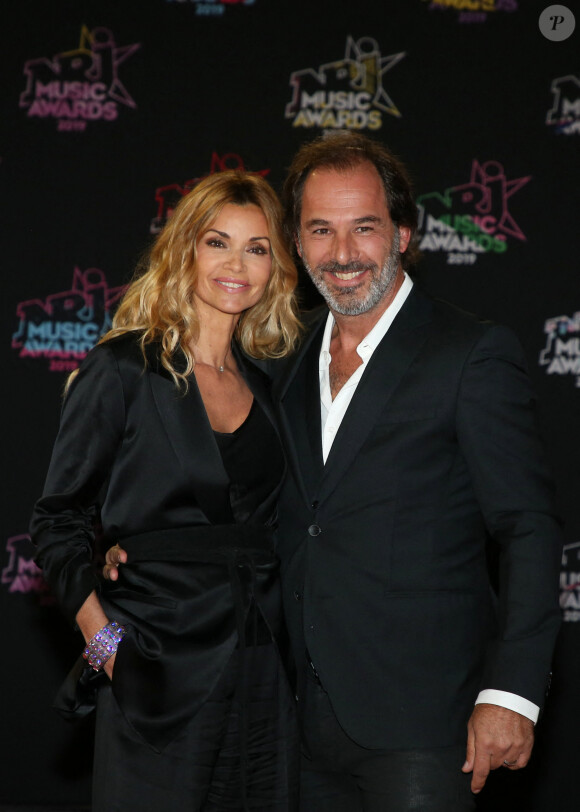 Ingrid Chauvin et son mari Thierry Peythieu - 21ème édition des NRJ Music Awards au Palais des festivals à Cannes le 9 novembre 2019. © Dominique Jacovides/Bestimage 