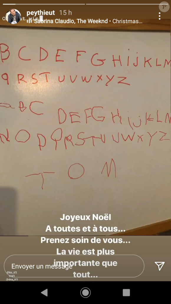 Le message de Thierry Peythieu, le 24 décembre 2020