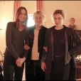 Carla Bruni, Marisa Borini et Valeria Bruni Tedeschi - Soirée concert à la fondation Giorgio Cini à Venise, lors de la donation des archives du compositeur Alberto Bruni Tedeschi par sa famille.