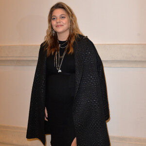 Louane Emera (enceinte) lors du photocall du dernier défilé de mode Haute-Couture printemps-été 2020 "Jean-Paul Gaultier" au théâtre du Châtelet à Paris, France, le 22 janvier 2020. © Veeren-Clovis/Bestimage