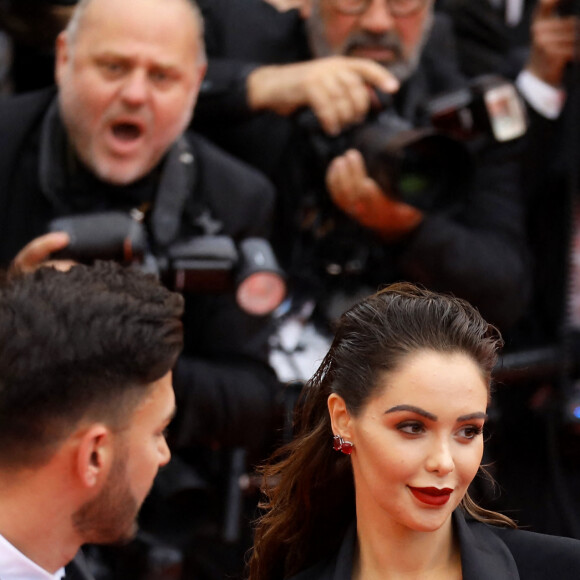 Thomas Vergara et sa femme Nabilla Benattia (enceinte) - Montée des marches du film "A Hidden Life" lors du 72ème Festival International du Film de Cannes. Le 19 mai 2019 © Jacovides-Moreau / Bestimage 
