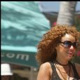  Sofiane (Star Academy 4) et Monia (Whatfor) - Tournage de l'émission "Les Anges de la télé-réalité 2" à Miami. 