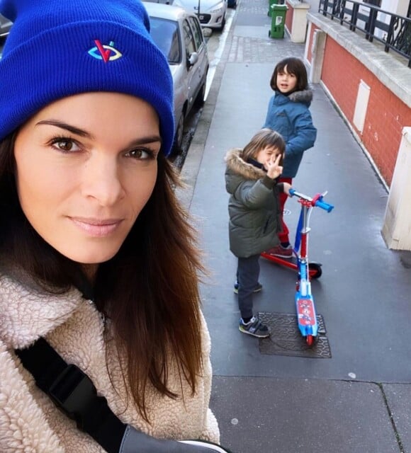 Erika Fleury et ses fils Etienne et Jonah. Instagram.