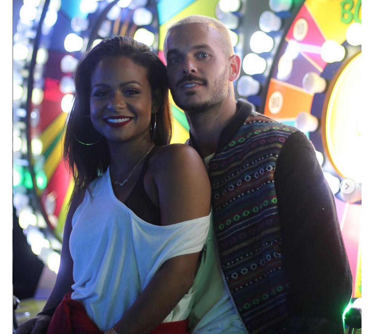 Photo Christina Milian Et M Pokora Sur Instagram Purepeople