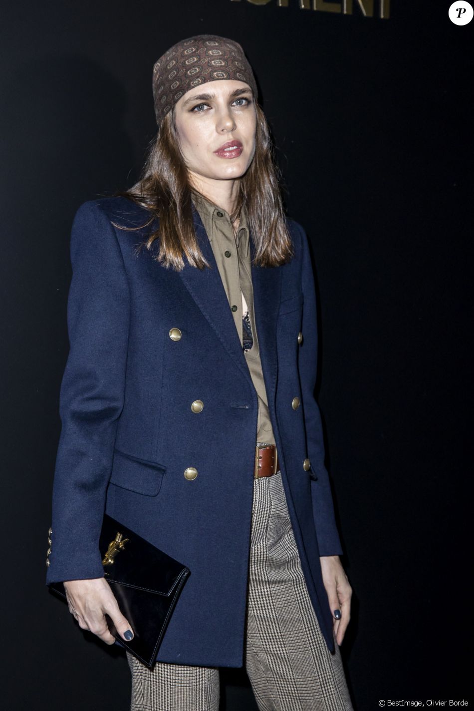 Charlotte Casiraghi au photocall du défilé de mode prêt-à-porter