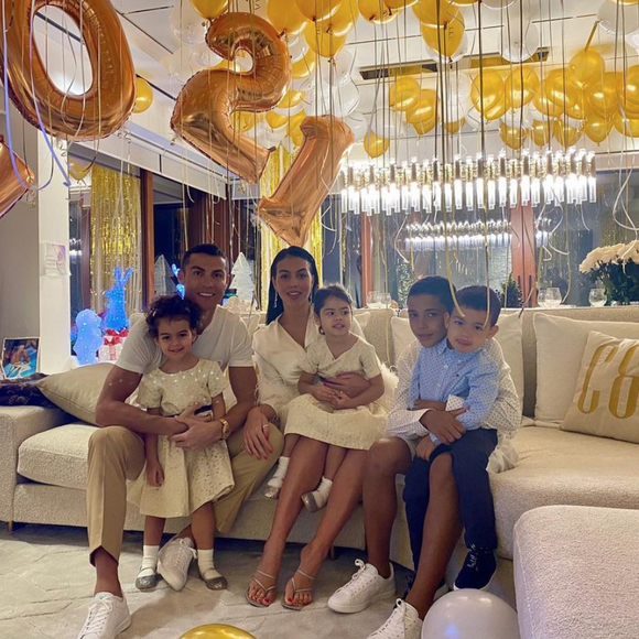 Cristiano Ronaldo, sa fiancée Georgina Rodriguez. Décembre 2020.